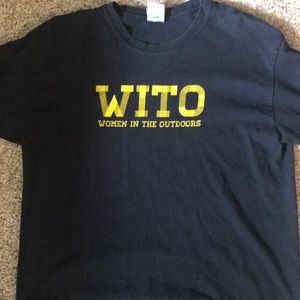 Woman’s outdoors shirt!